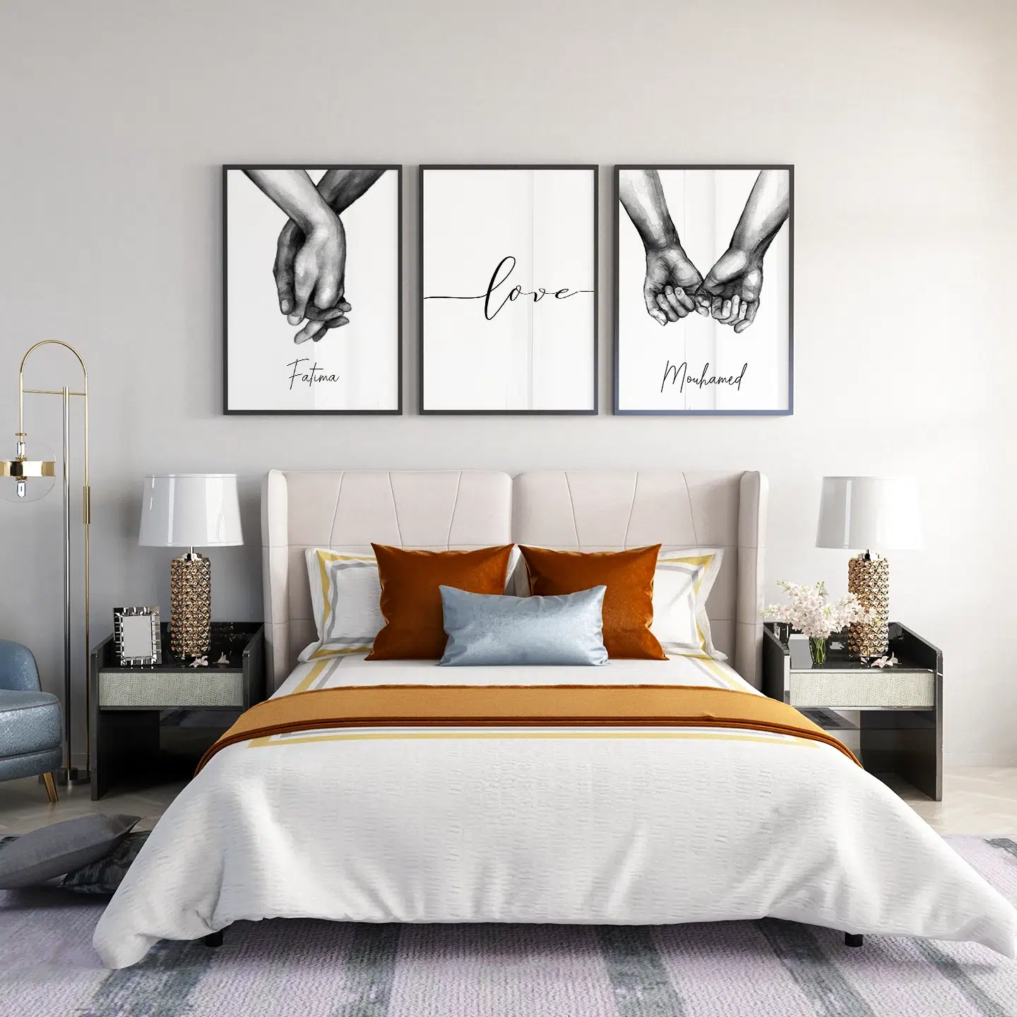 sama-tableau-trio-love-amoureux